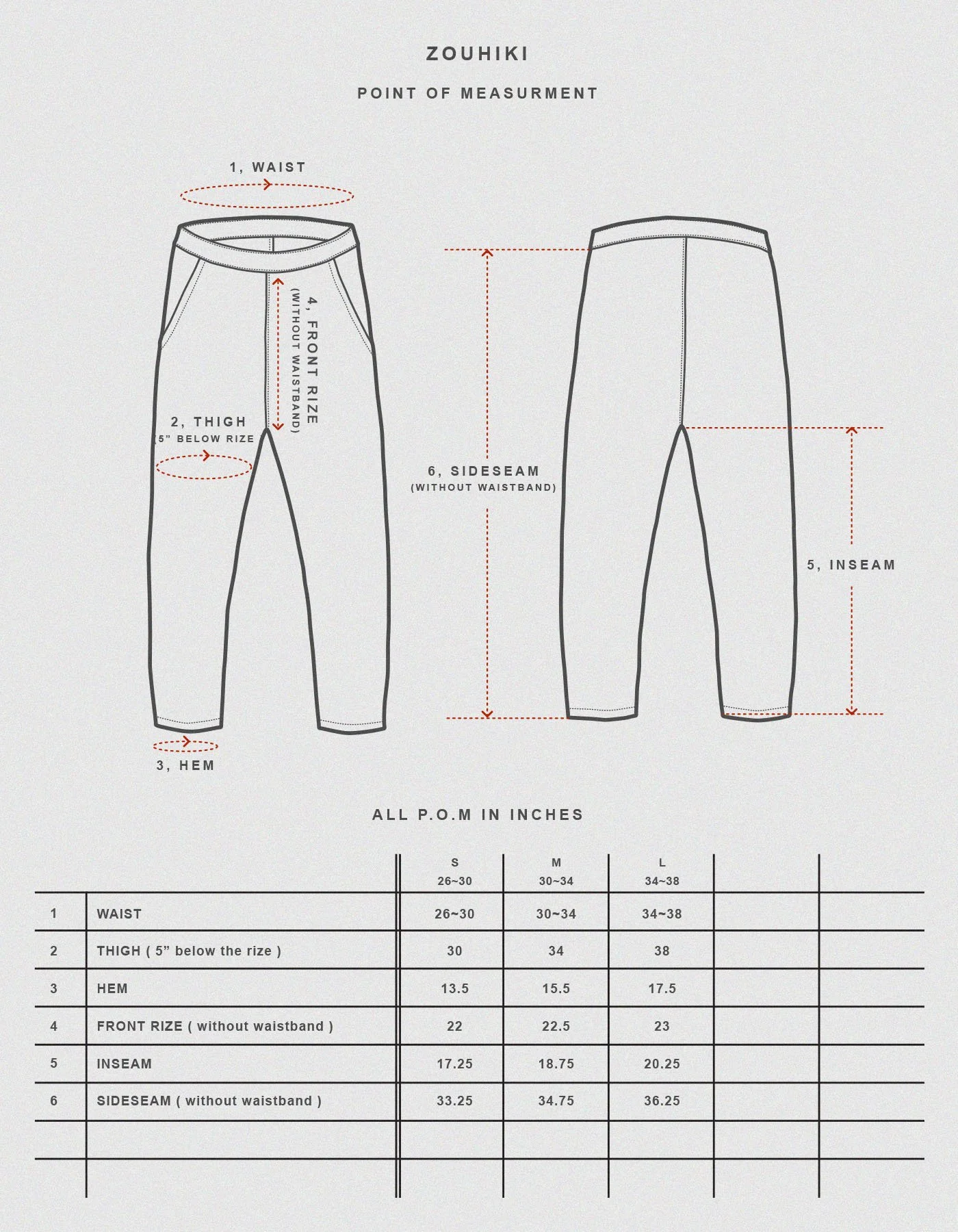 ZOUHIKI - HB - OLIVE | Prospective Flow | Japanese Fashion for Men
